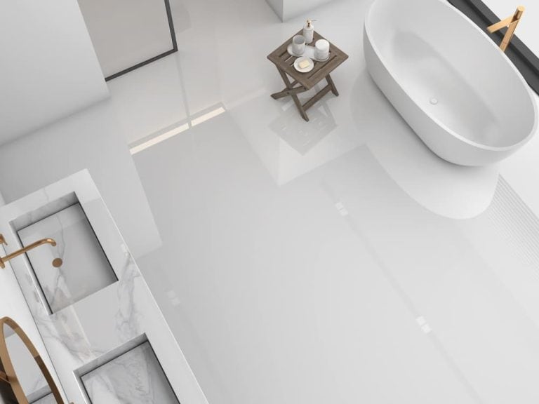 elegant bathroom with acrylic - 8 Bathroom Flooring Considerations
