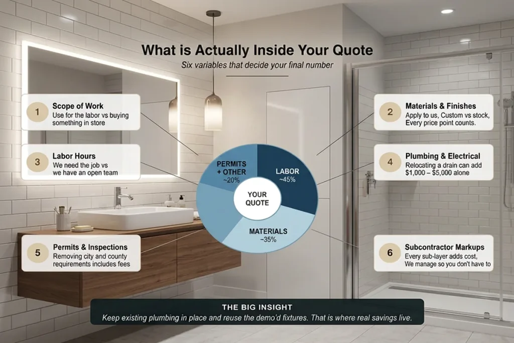 bathroom remodel cost in Baltimore comparison